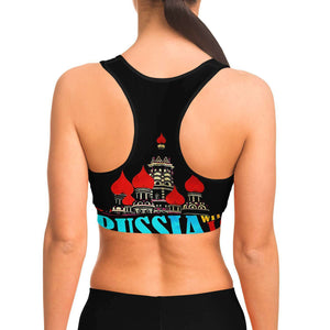 Sports Bra - Black - From Russia with Love Sean Connery