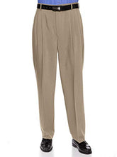 RGM Mens Dacron Rayon Pleated Front Dress Pants Tan 38 Medium at Amazon Men's Clothing store: